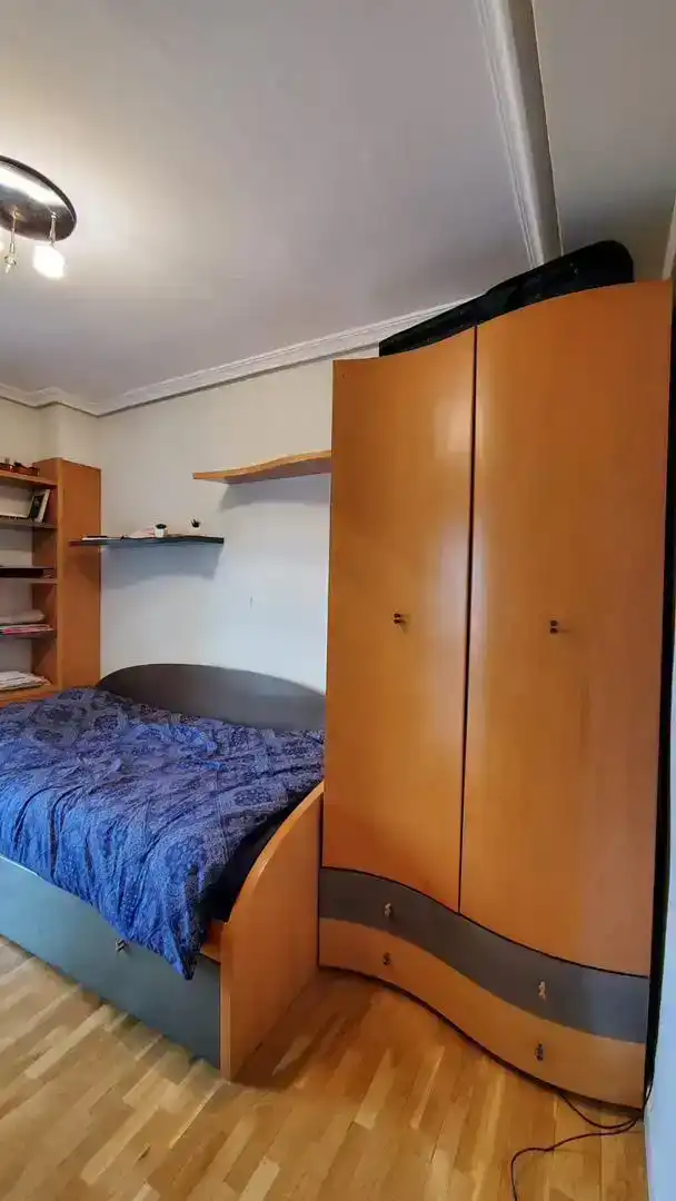 Bedroom of Flat for rent in Leganés  with Air Conditioner, Parquet flooring and Furnished
