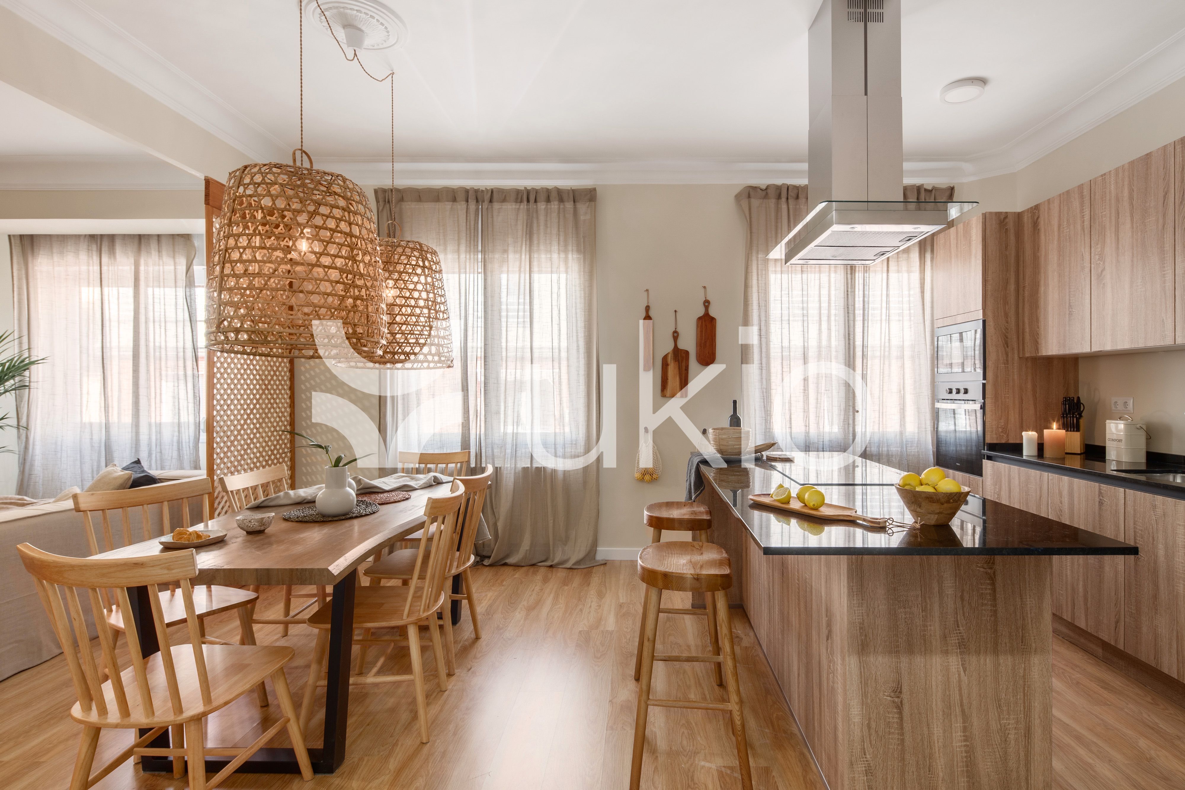 Cuina de Apartament de lloguer en  Madrid Capital amb Aire condicionat, Calefacció i Traster