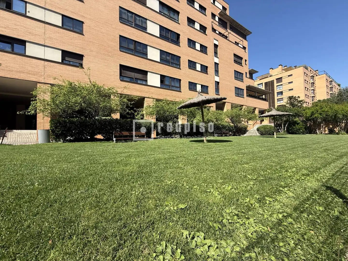 Jardín de Piso de alquiler en Madrid con Aire acondicionado, Calefacción y Jardín privado