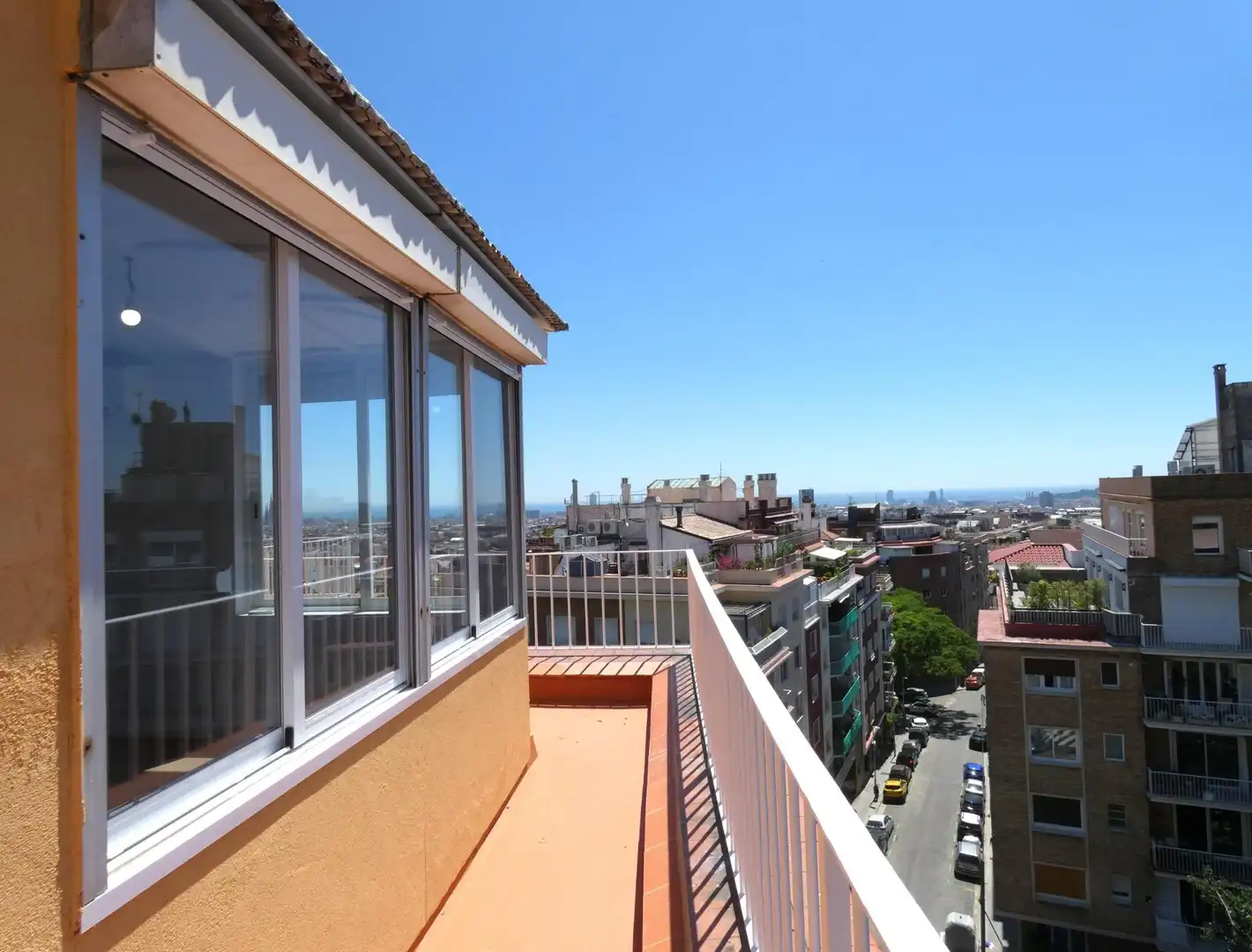 Außenansicht von Dachboden zur Miete in Barcelona mit Parkett