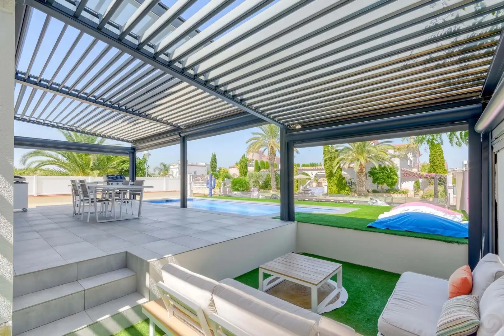 Terraza de Casa o chalet en venta en Empuriabrava con Aire acondicionado, Calefacción y Jardín privado