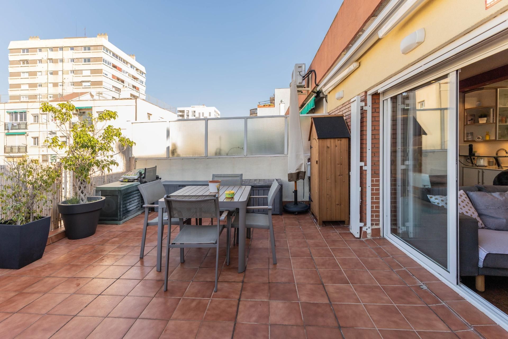 Terraza de Ático en venta en  Barcelona Capital con Aire acondicionado, Parquet y Terraza