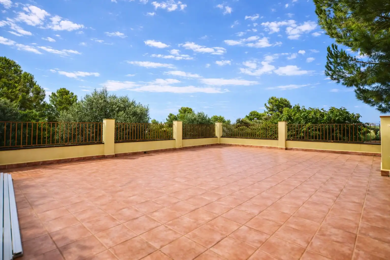 Terraza de Finca rústica en venta en Santa Oliva con Jardín privado