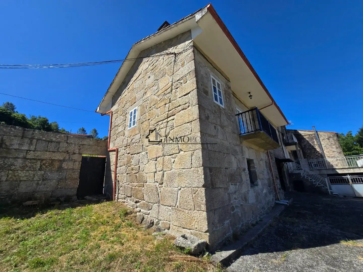 Vista exterior de Casa o chalet en venta en Campo Lameiro con Jardín privado, Terraza y Balcón