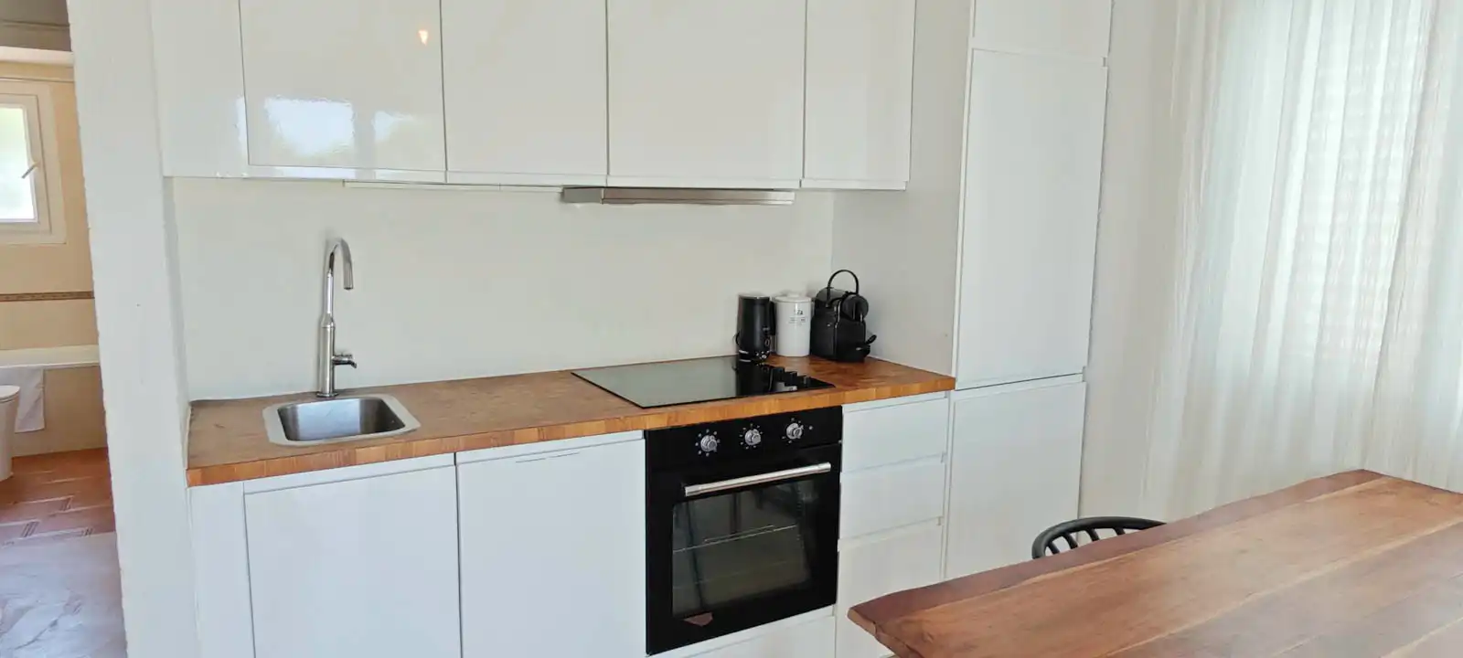 Cuina de Apartament en venda en Dénia amb Aire condicionat, Terrassa i Internet