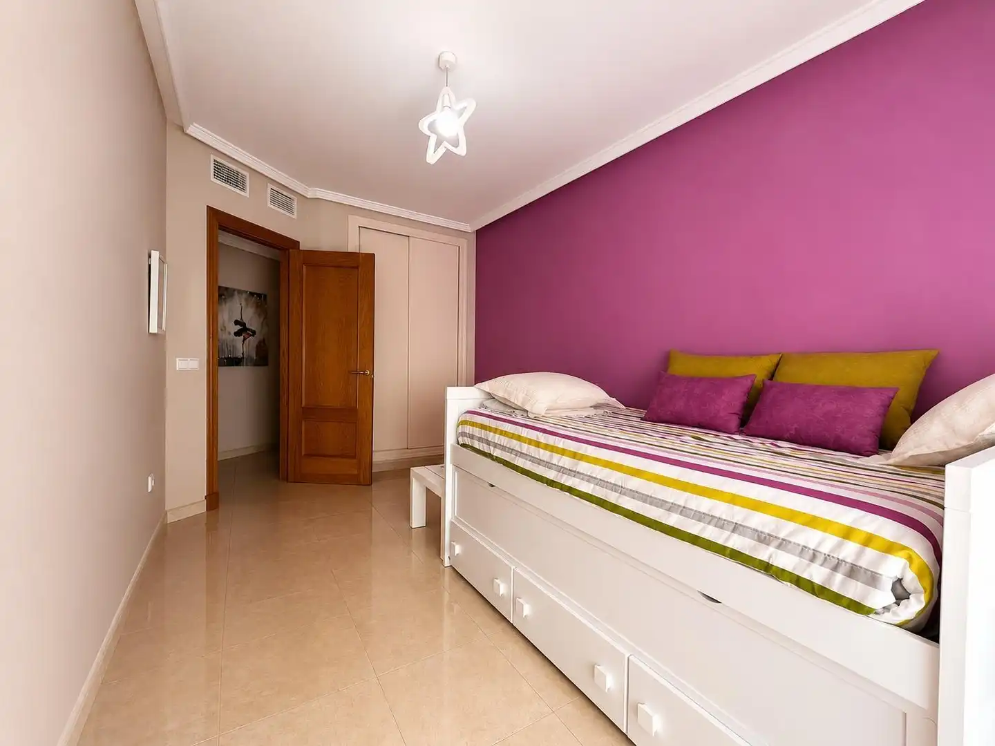 Schlafzimmer von Wohnung zum Verkauf in El Ejido mit Klimaanlage, Heizung und Abstellraum
