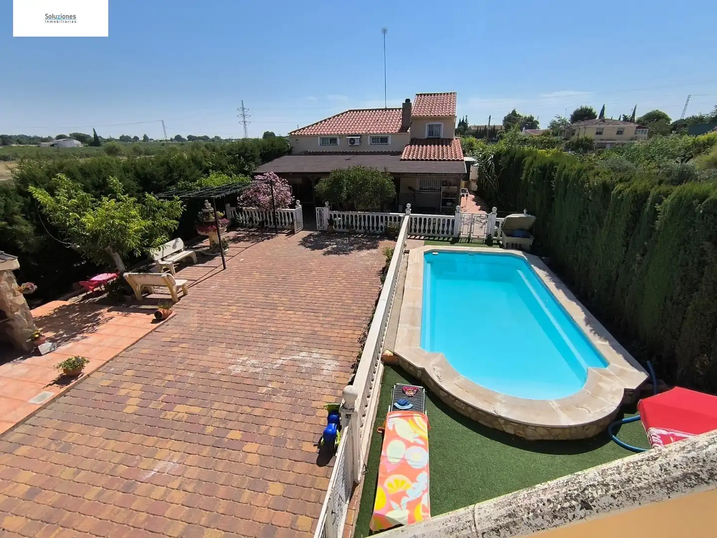Swimming pool of Houses for sale in Albacete  with Air Conditioner, Heating and Private garden