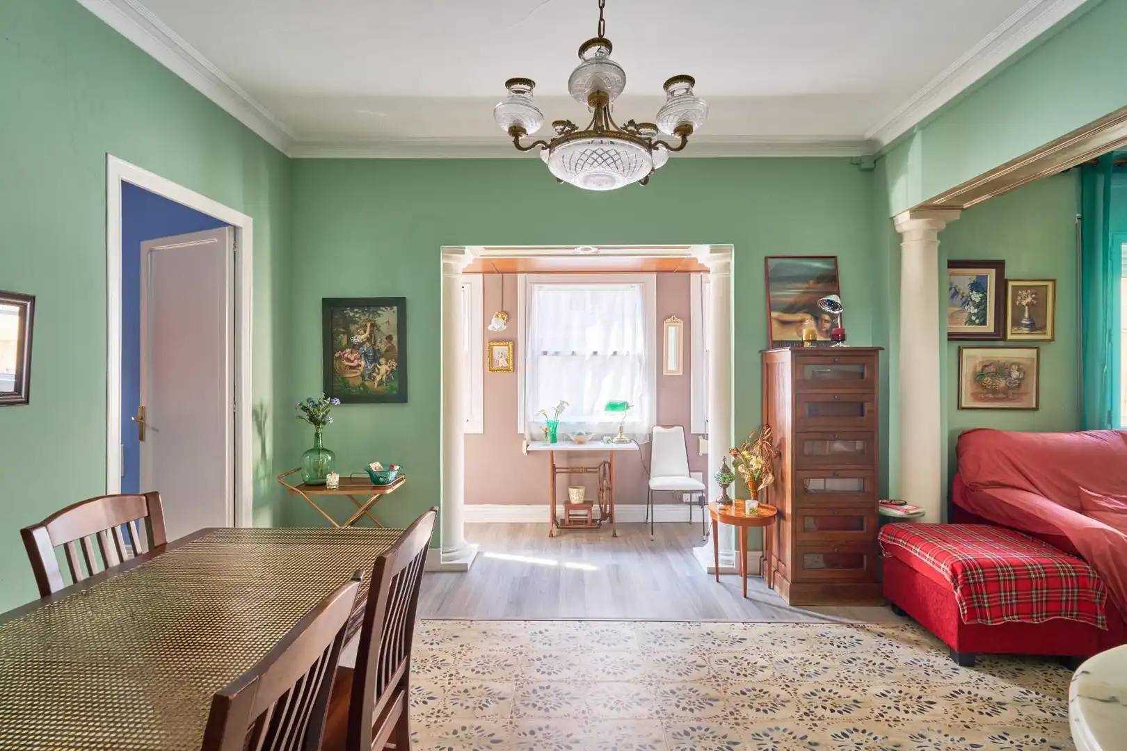 Dining room of Flat for sale in  Barcelona Capital