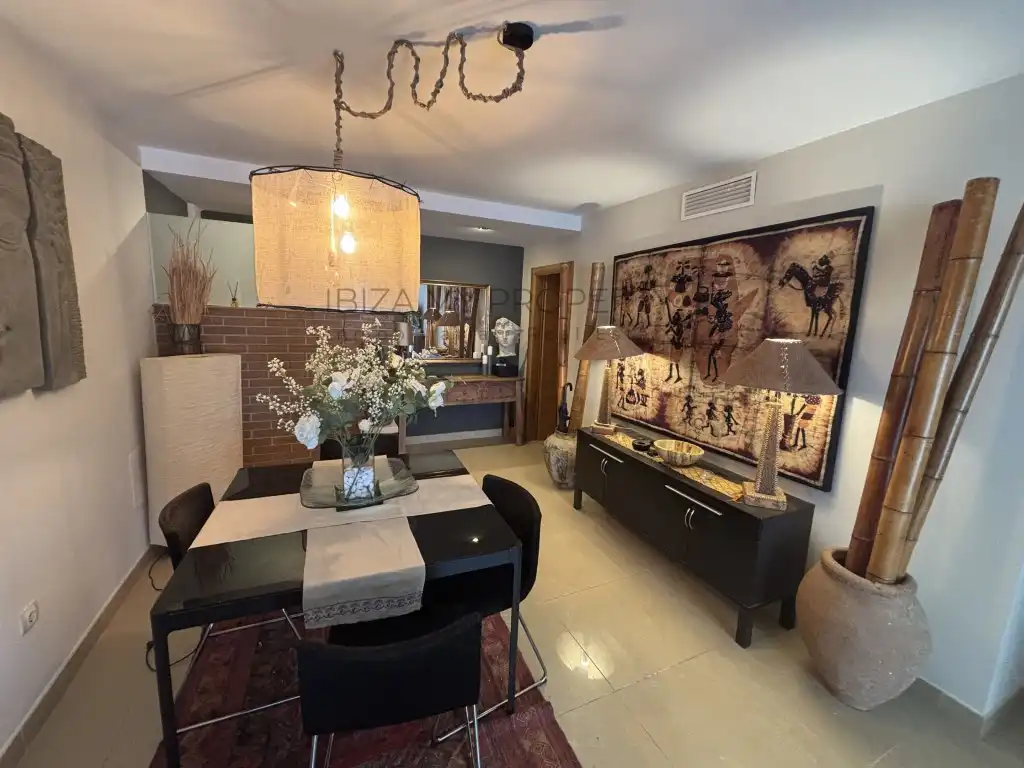 Dining room of Apartments for sale in Eivissa  with Air Conditioner, Terrace and Furnished