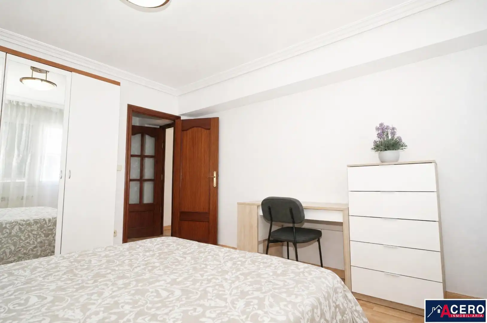 Bedroom of Flat for rent in Piélagos  with Heating, Private garden and Furnished