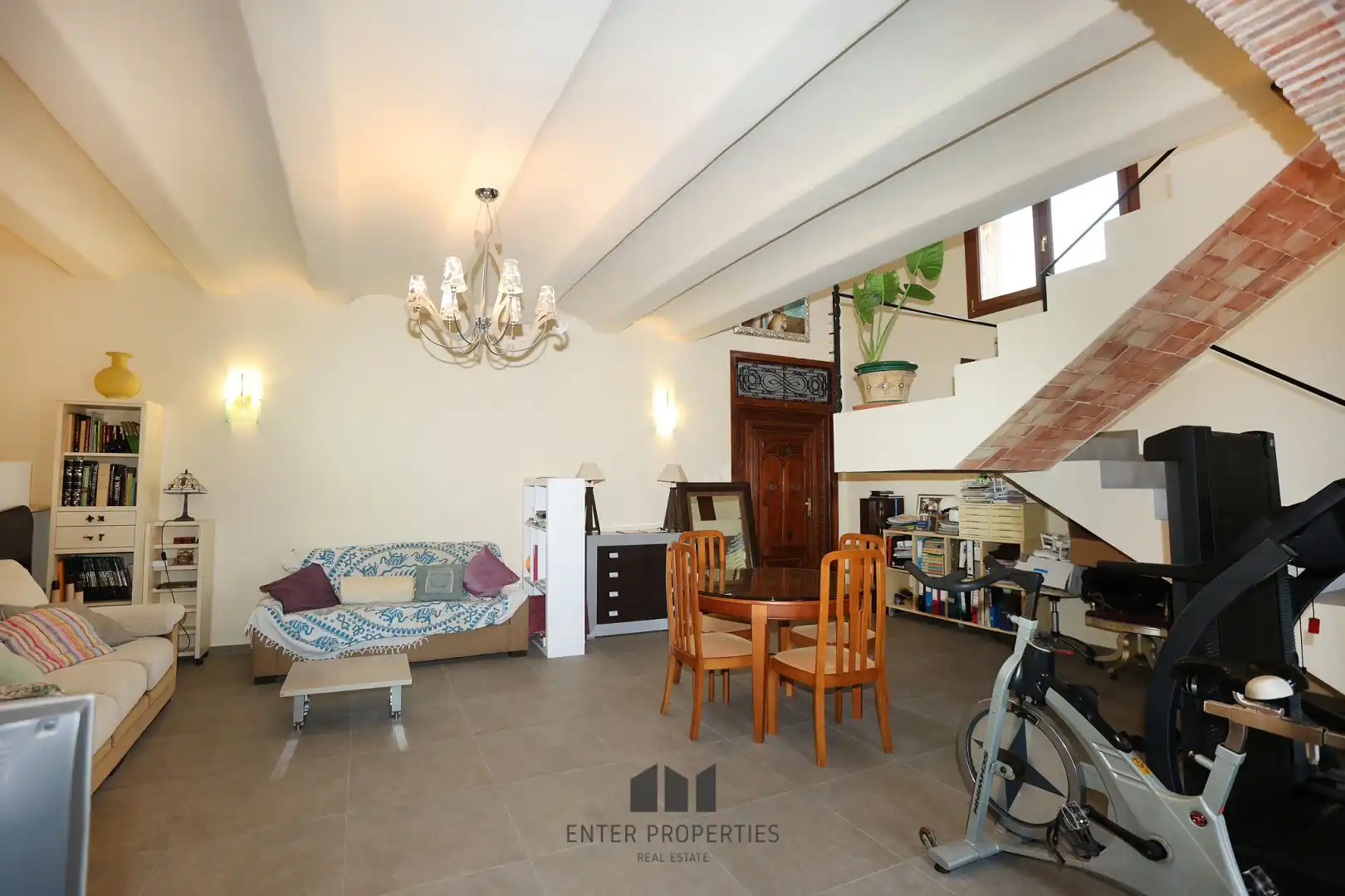 Sala de estar de Piso en venta en Benissa con Aire acondicionado, Calefacción y Piscina