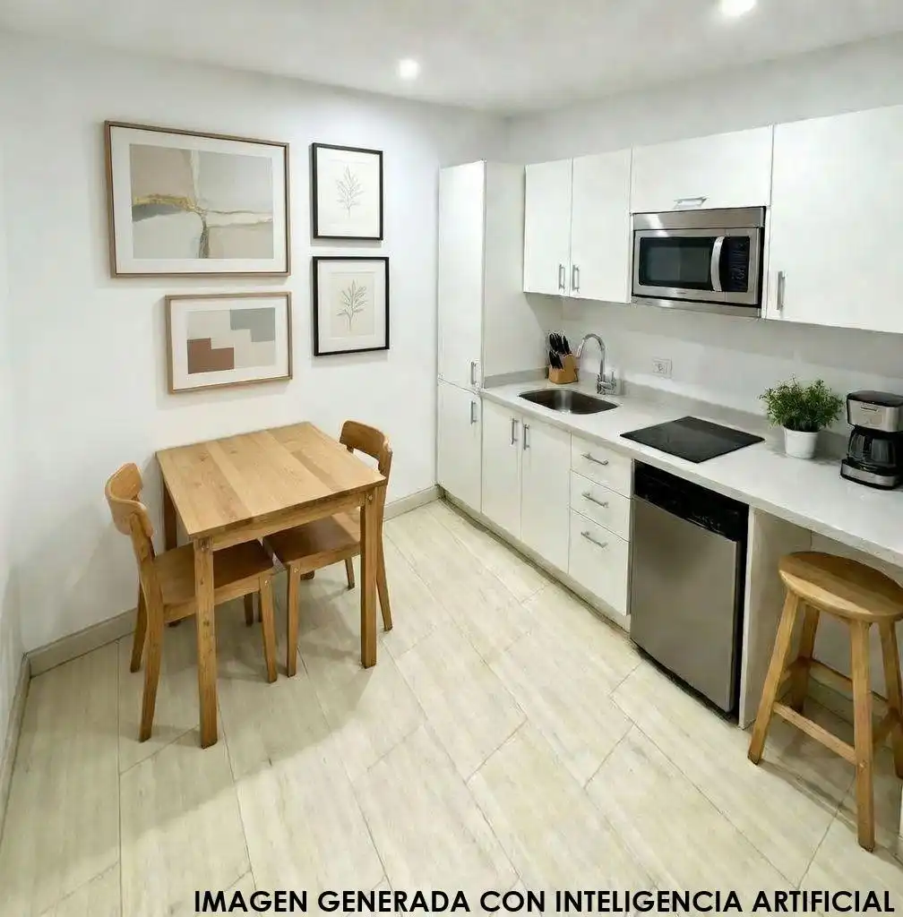 Küche von Wohnung zum Verkauf in  Valencia Capital mit Balkon