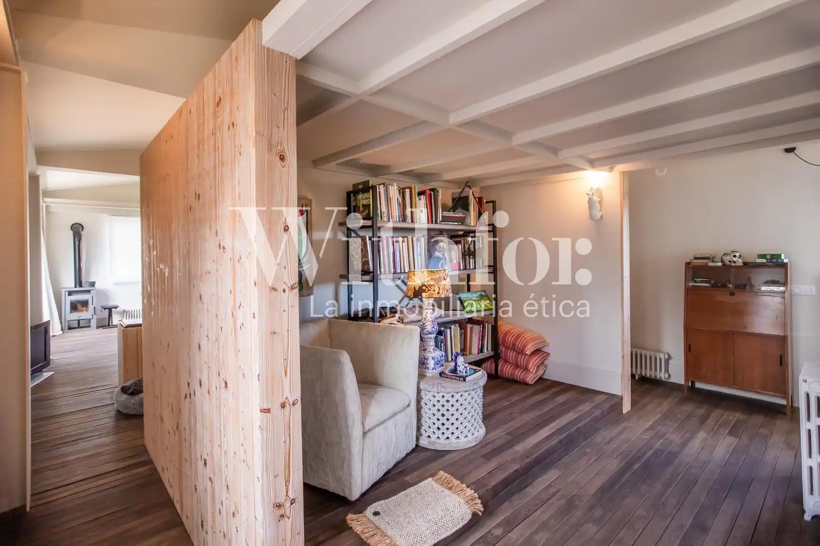 Sala de estar de Casa o chalet en venta en La Pera con Calefacción, Jardín privado y Terraza