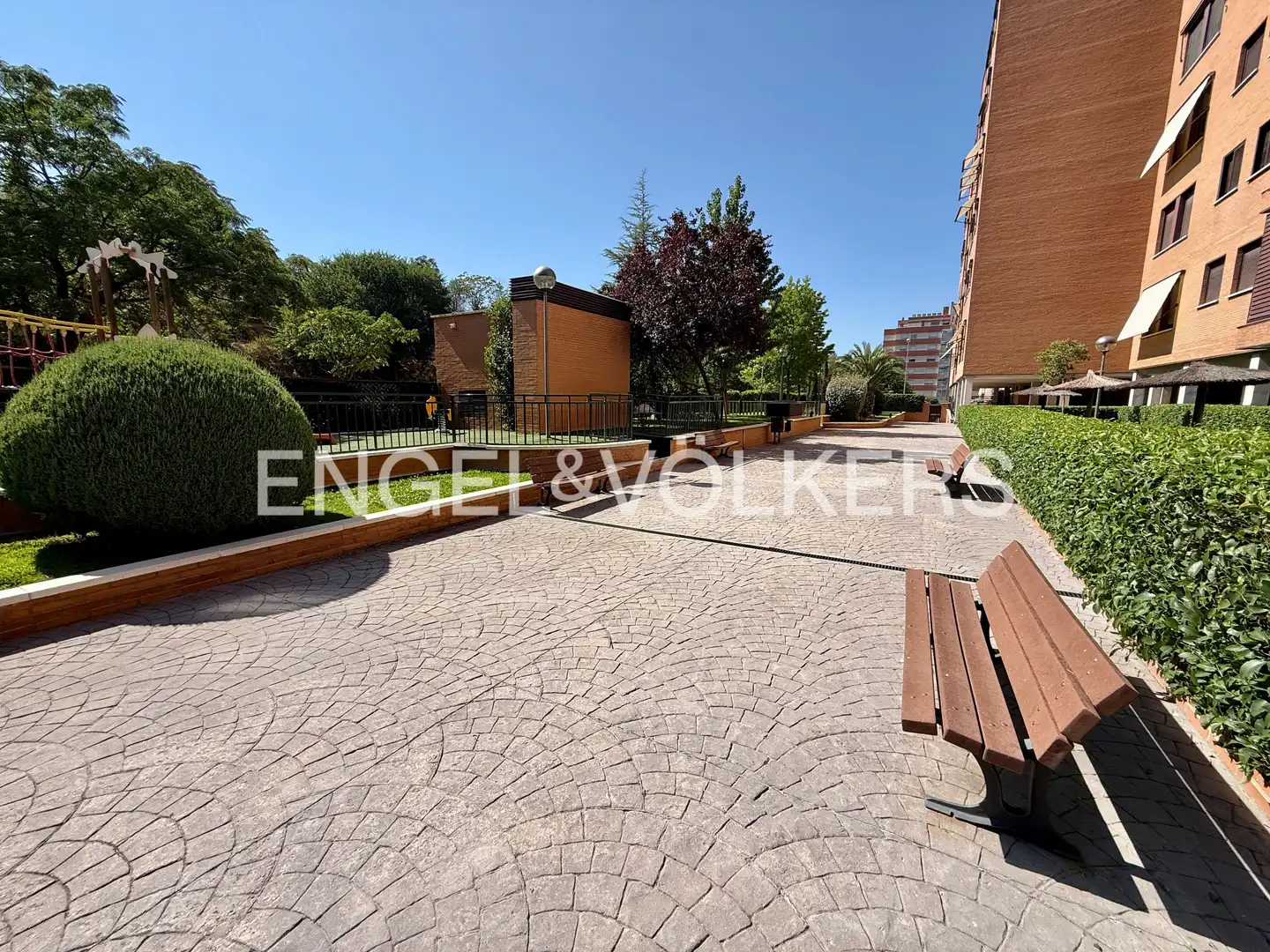 Terraza de Piso de alquiler en Madrid con Aire acondicionado, Calefacción y Piscina