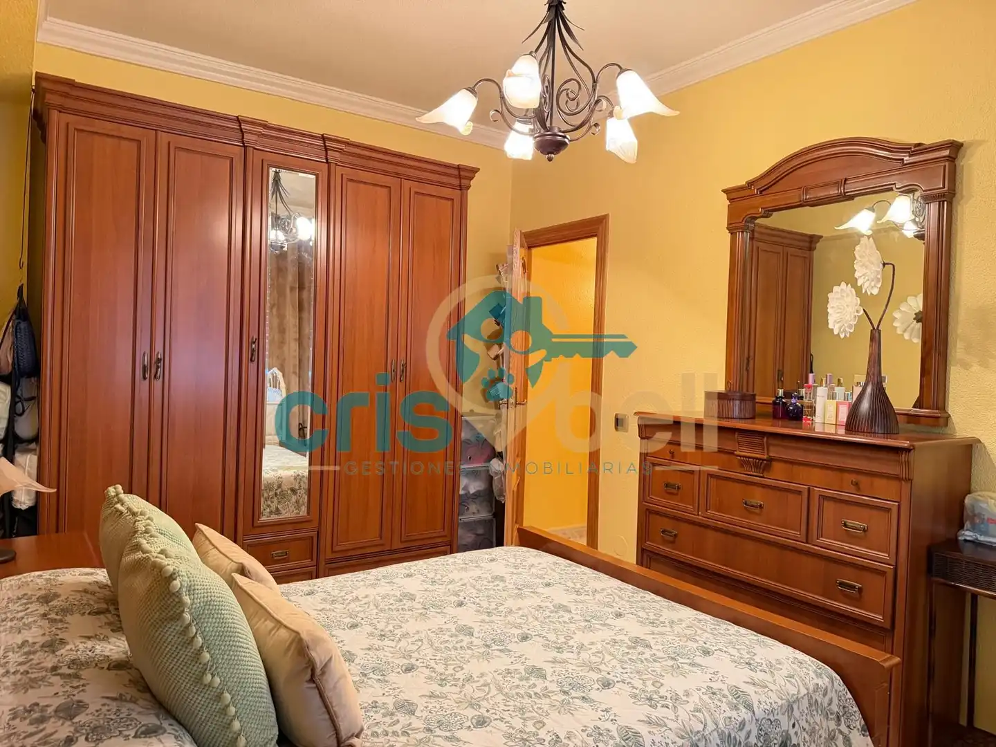 Bedroom of Flat for sale in Lorca  with Storage room, Furnished and Oven