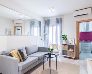 Sala d'estar de Apartament de lloguer en  Barcelona Capital amb Aire condicionat