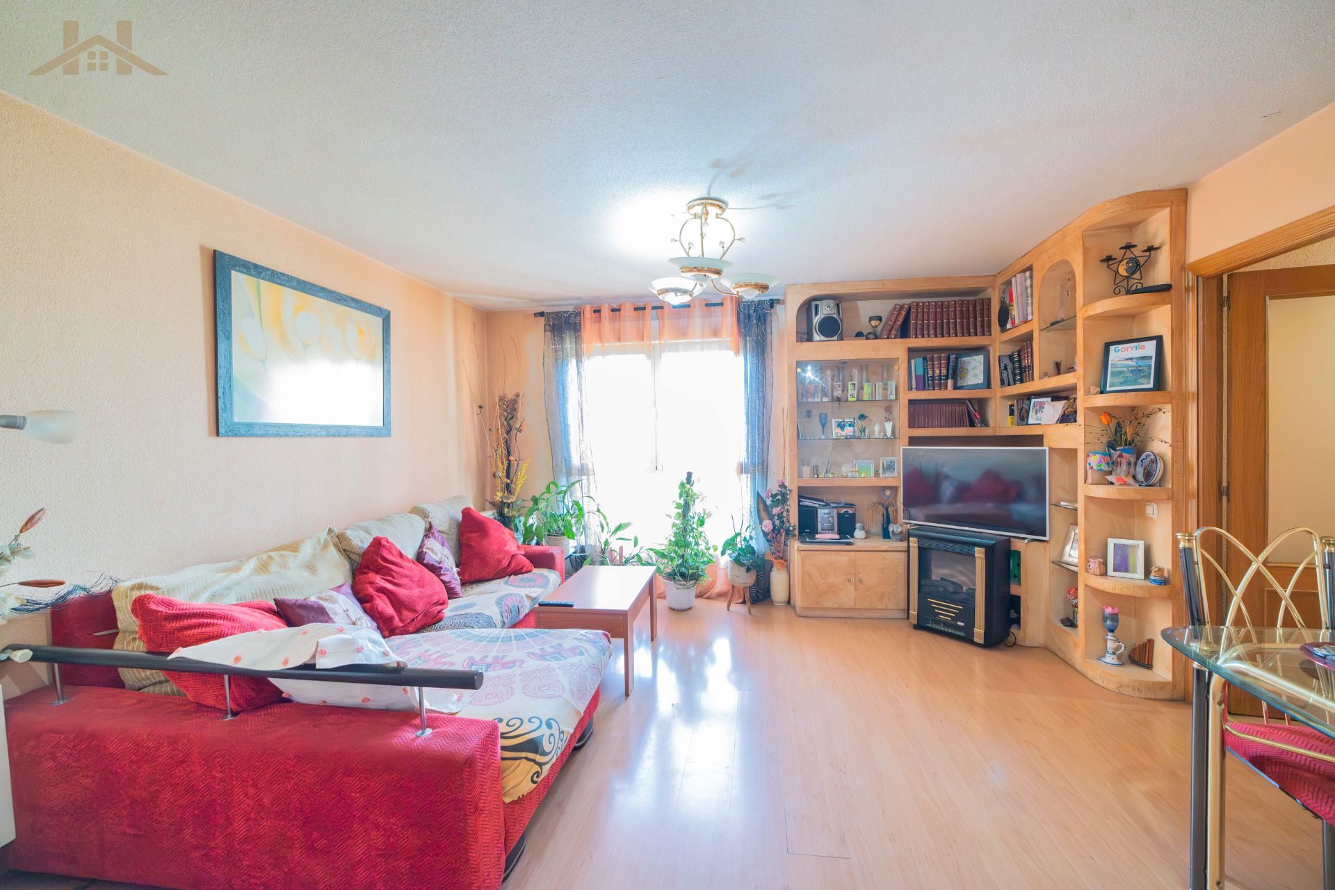 Living room of Flat for sale in Móstoles  with Heating, Terrace and Oven