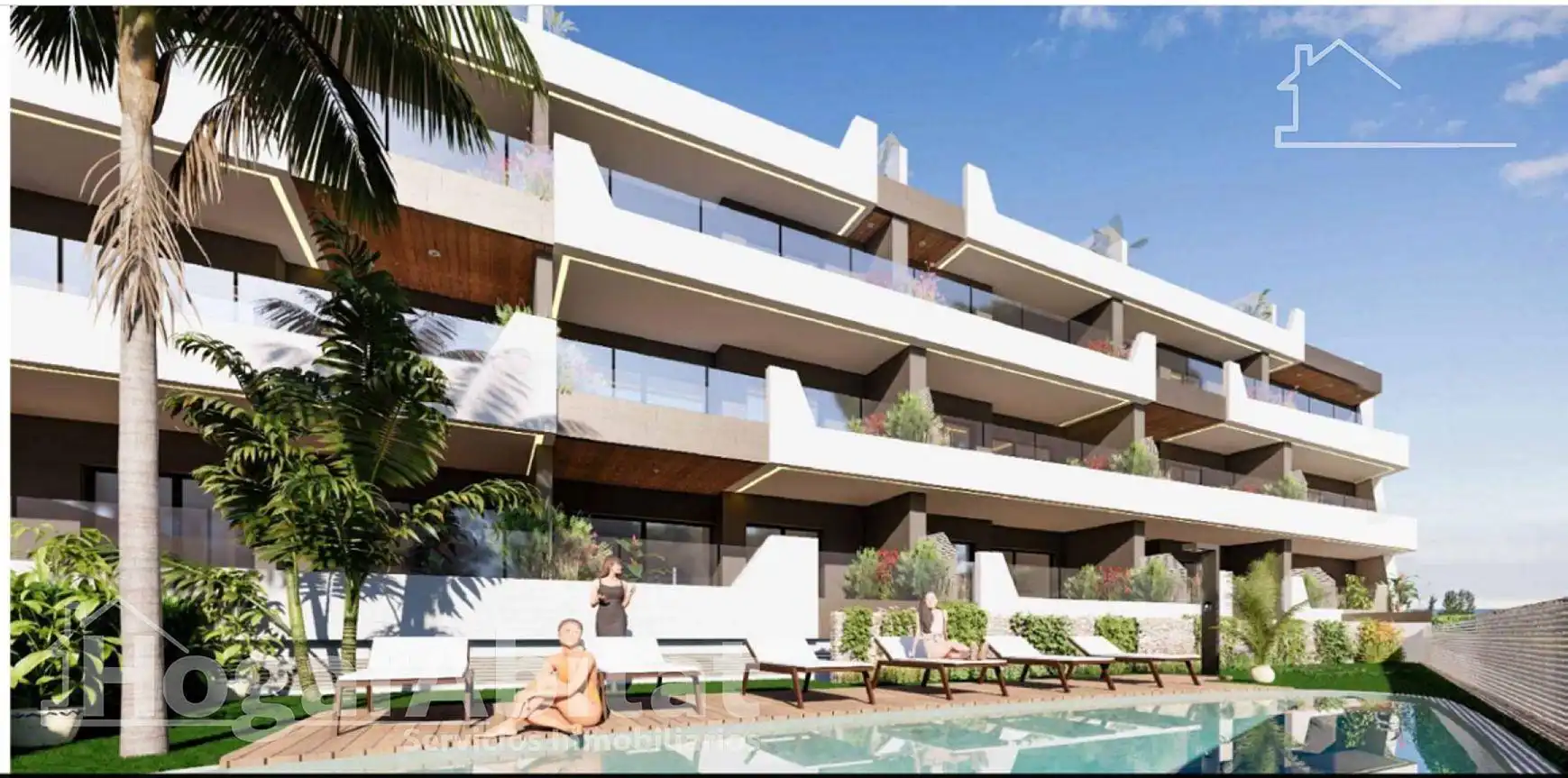 Vista exterior de Ático en venta en Formentera del Segura con Terraza, Trastero y Piscina comunitaria