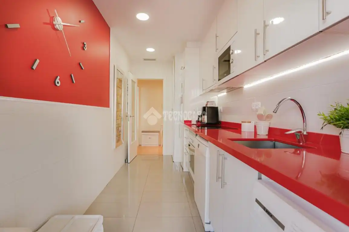 Kitchen of Flat for sale in Sant Boi de Llobregat  with Air Conditioner, Storage room and Balcony