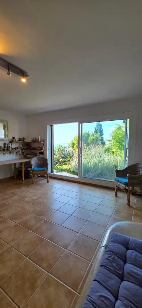 Sala de estar de Finca rústica en venta en El Perelló con Calefacción, Jardín privado y Terraza