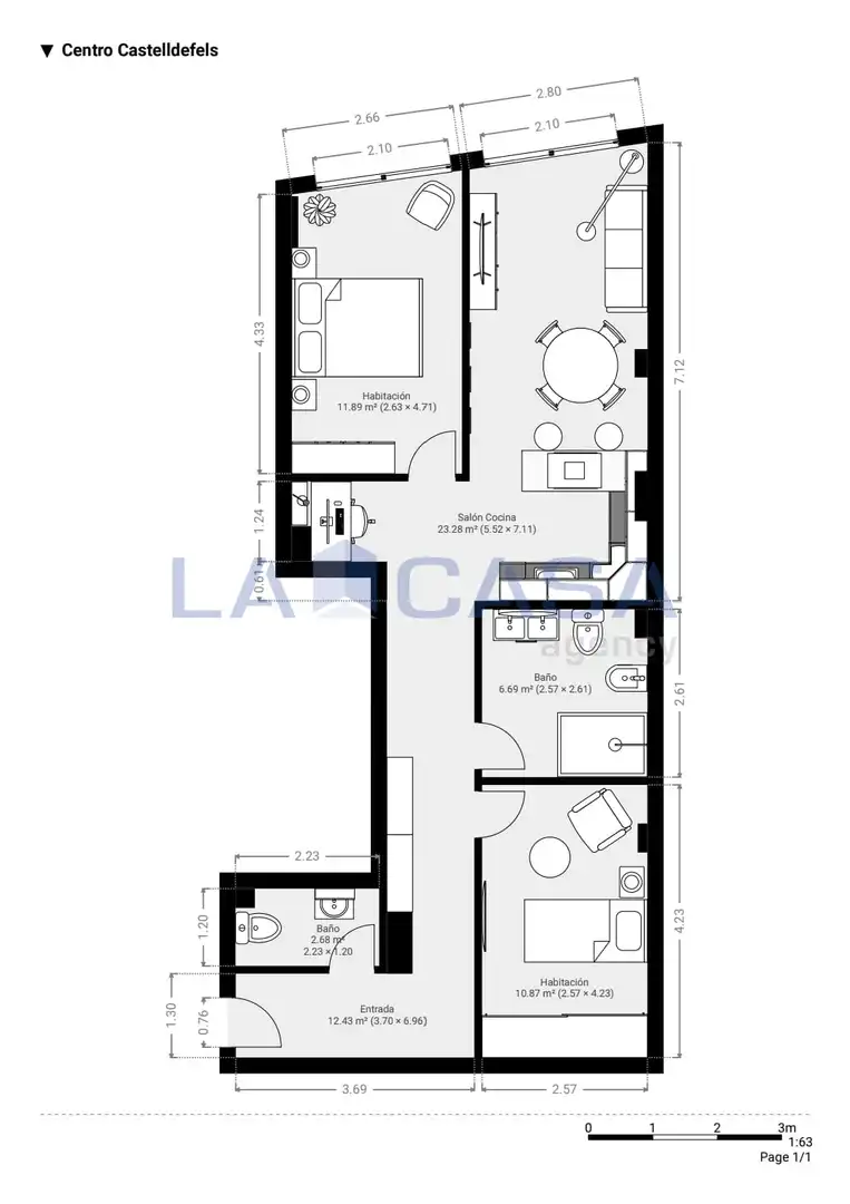 Piso en venta en Centre