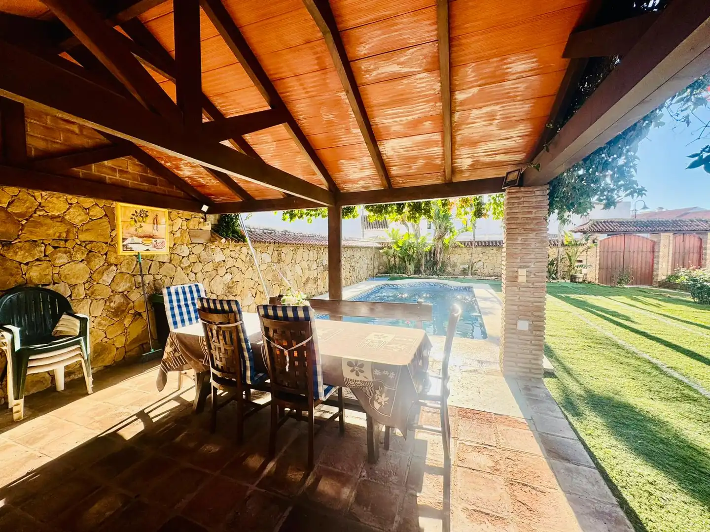 Garden of Houses for sale in Mijas  with Air Conditioner, Heating and Private garden
