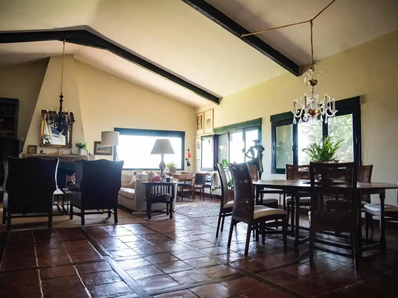 Menjador de Finca rústica en venda en Garvín amb Aire condicionat, Jardí privat i Piscina