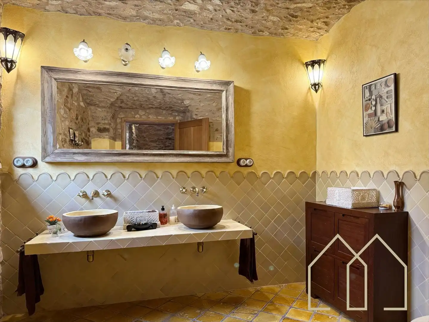 Baño de Casa o chalet en venta en Sant Joan de Mollet con Aire acondicionado, Calefacción y Jardín privado