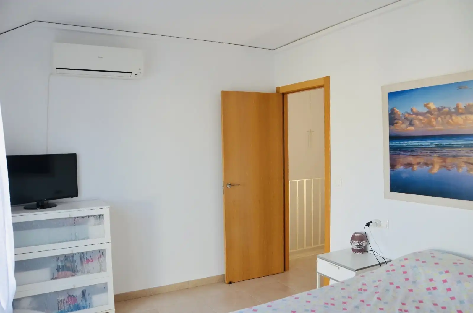 Schlafzimmer von Dachboden zum Verkauf in Dénia mit Klimaanlage, Heizung und Terrasse