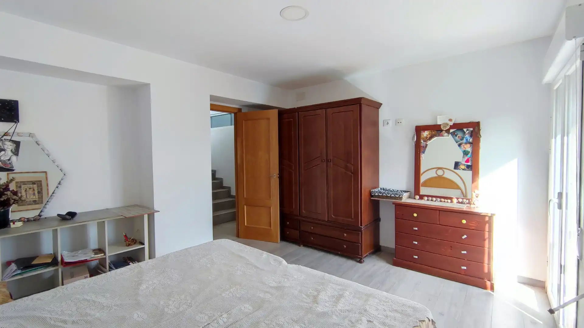Dormitori de Casa adosada en venda en Alcoy / Alcoi amb Aire condicionat, Jardí privat i Traster