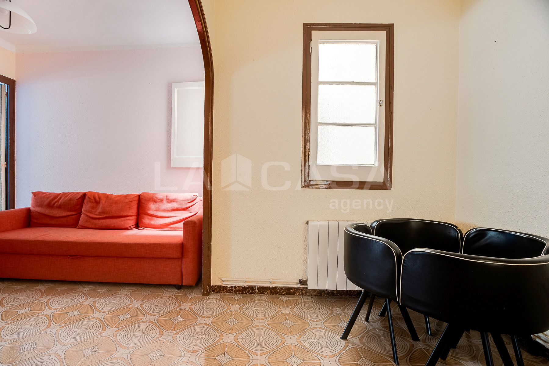 Sala d'estar de Pis en venda en  Barcelona Capital amb Calefacció