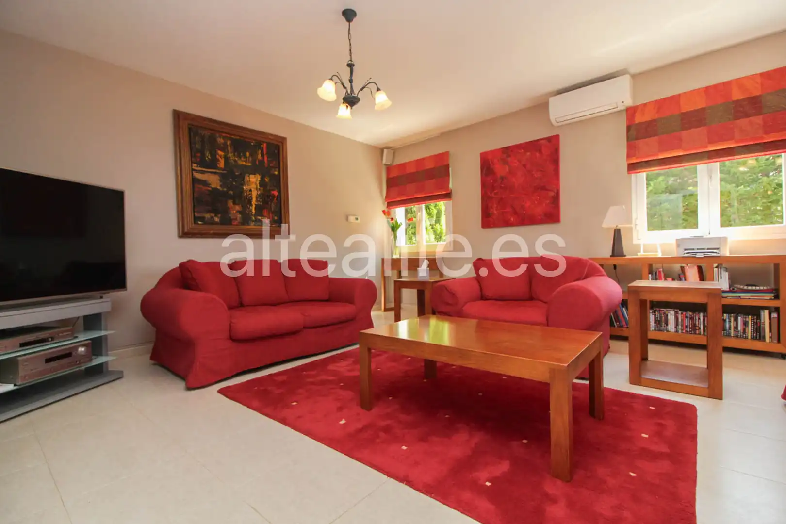 Living room of Houses for sale in Altea  with Air Conditioner, Heating and Private garden