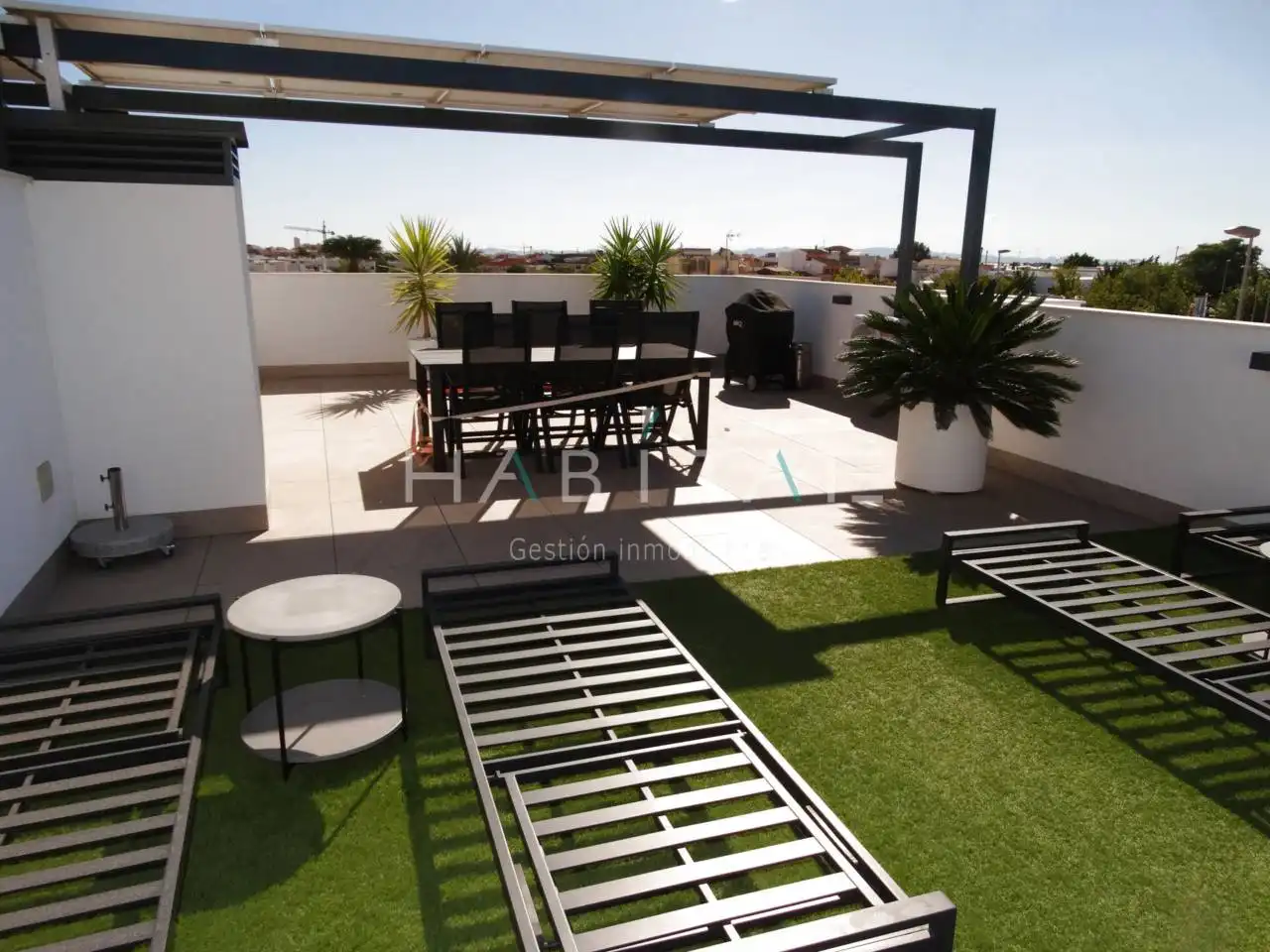 Terrassa de Casa o xalet en venda en Pilar de la Horadada amb Aire condicionat, Terrassa i Moblat