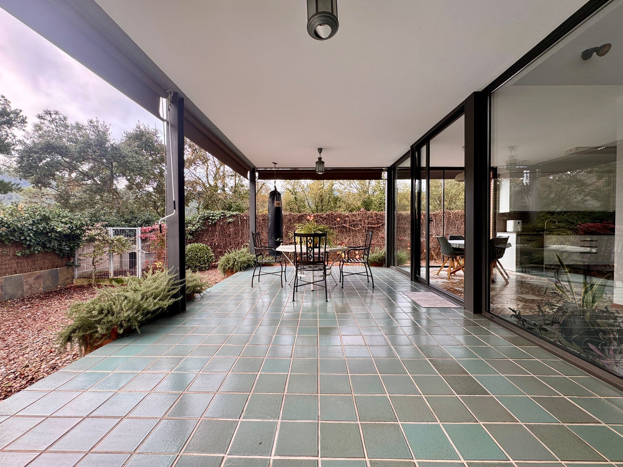 Terrassa de Casa o xalet en venda en Santa Coloma de Farners amb Jardí privat, Terrassa i Forn