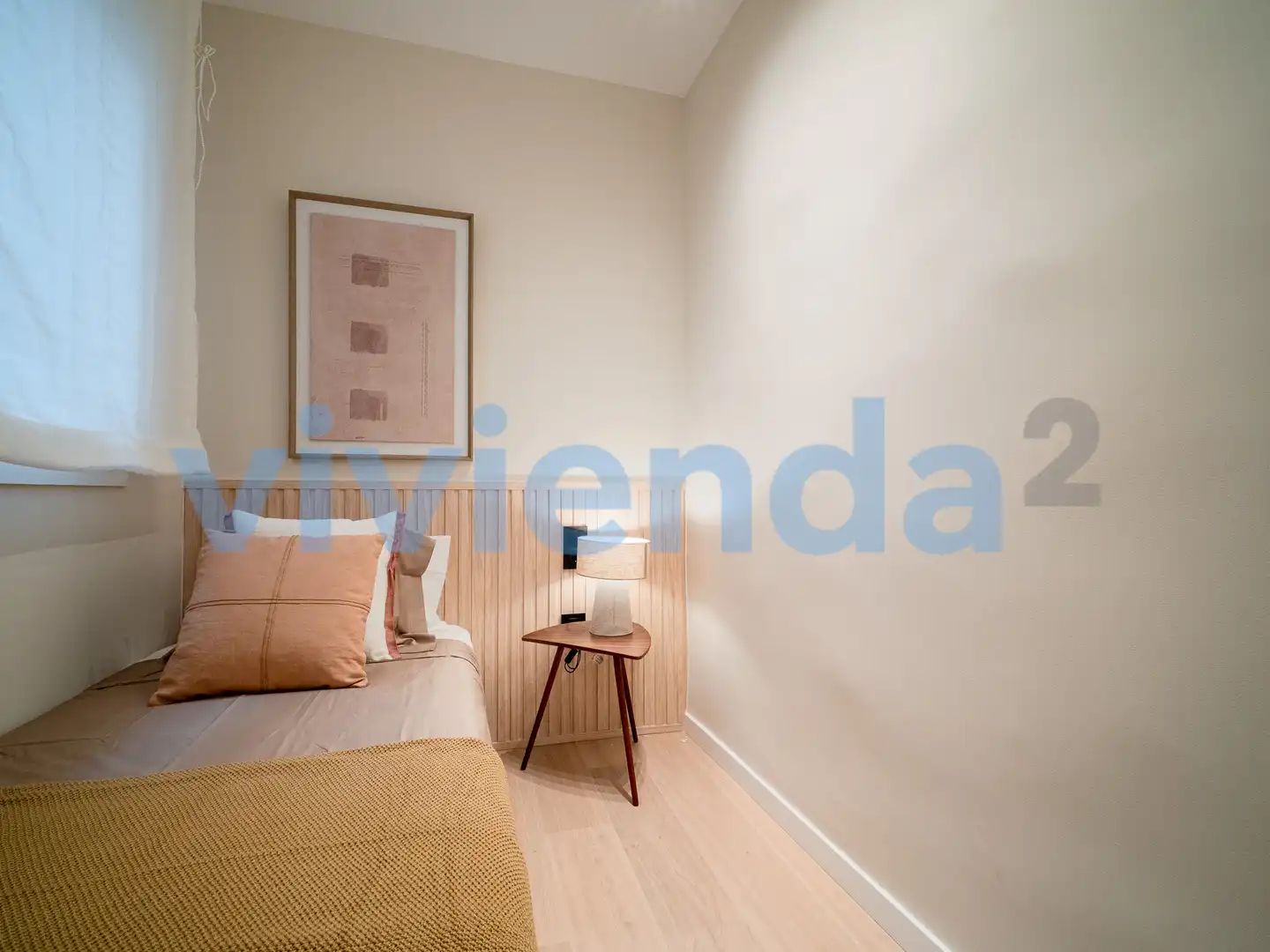Schlafzimmer von Wohnung zur Miete in Madrid mit Klimaanlage, Heizung und Balkon