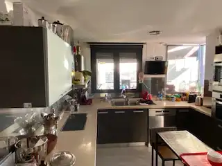 Cocina de Dúplex de alquiler en Alicante / Alacant con Aire acondicionado, Calefacción y Terraza