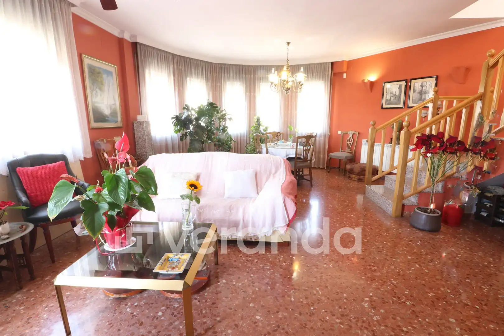Sala d'estar de Dúplex en venda en Ripollet amb Calefacció, Terrassa i TV