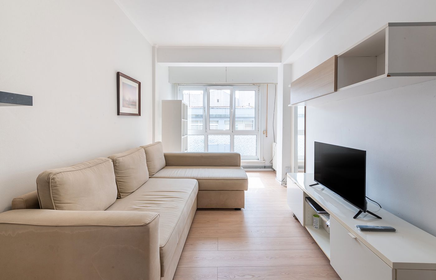 Living room of Flat for sale in A Coruña Capital   with Heating, Furnished and Oven