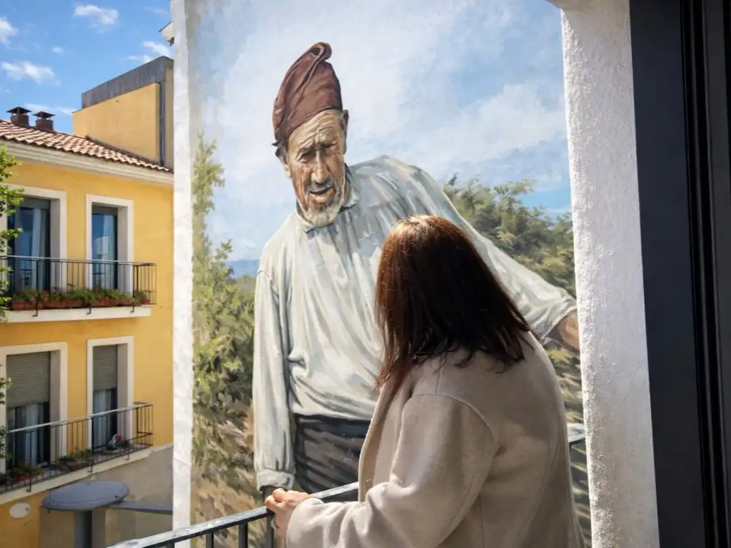 Vista exterior de Pis en venda en Vilafranca del Penedès amb Aire condicionat, Calefacció i Forn