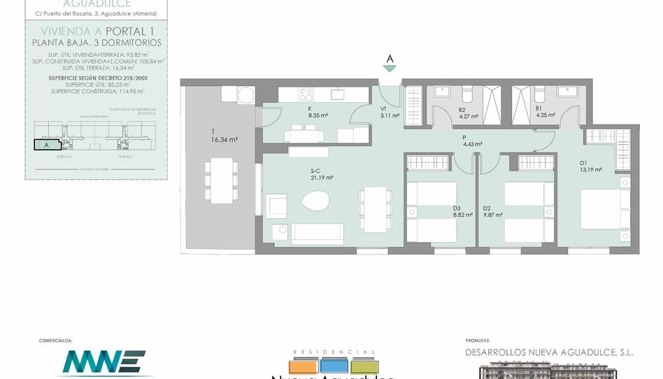 Photo 1 from new construction home in Flat for sale in Calle Puerto del Rosario, 3, Aguadulce Norte, Almería
