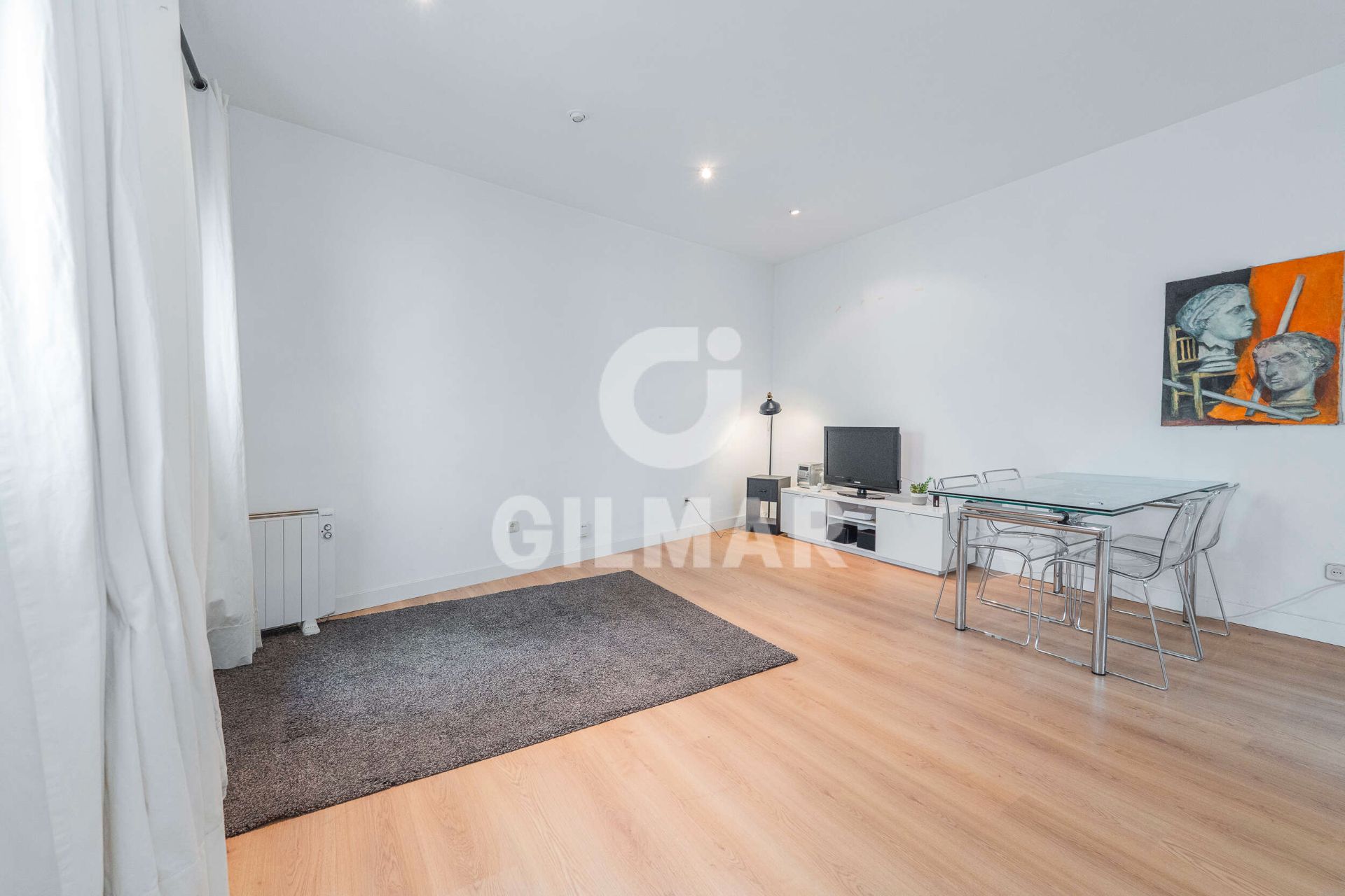 Sala de estar de Piso en venta en  Madrid Capital con Aire acondicionado, Calefacción y Amueblado