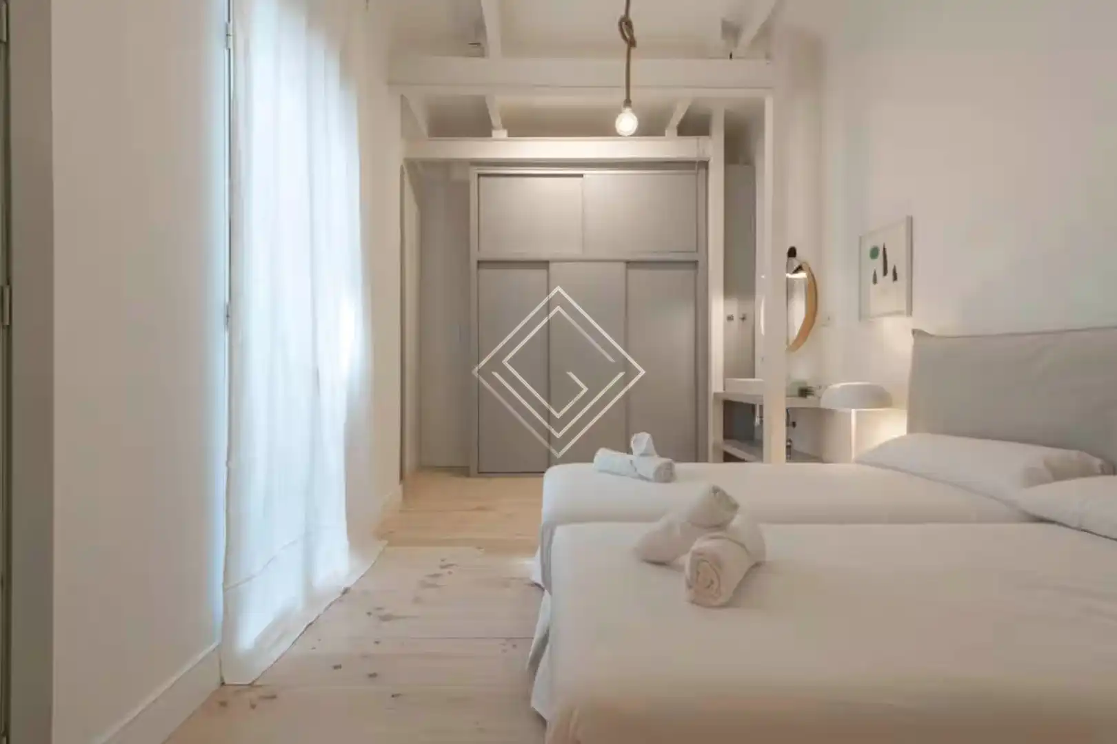Schlafzimmer von Wohnung zur Miete in Centro