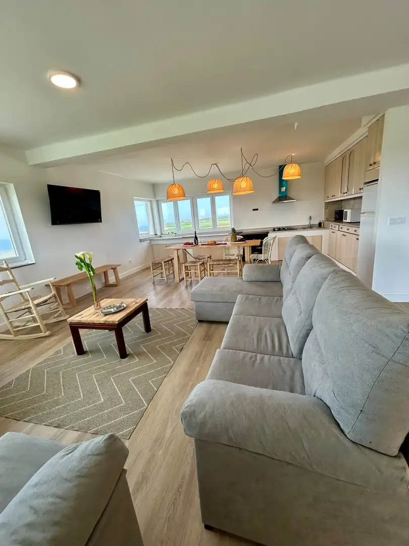 Living room of Houses for sale in Gozón  with Heating, Private garden and Terrace
