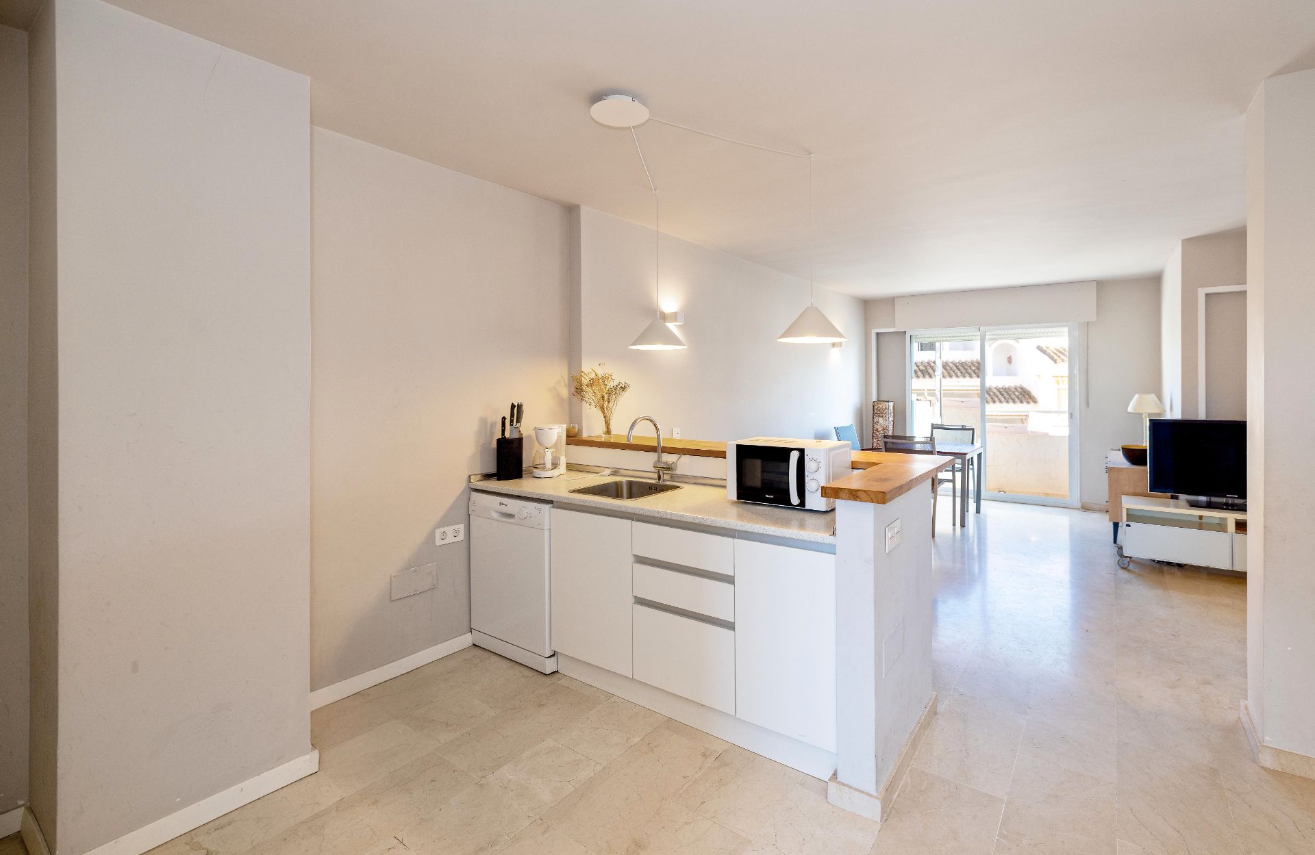 Cocina de Ático en venta en Marbella con Aire acondicionado, Calefacción y Terraza