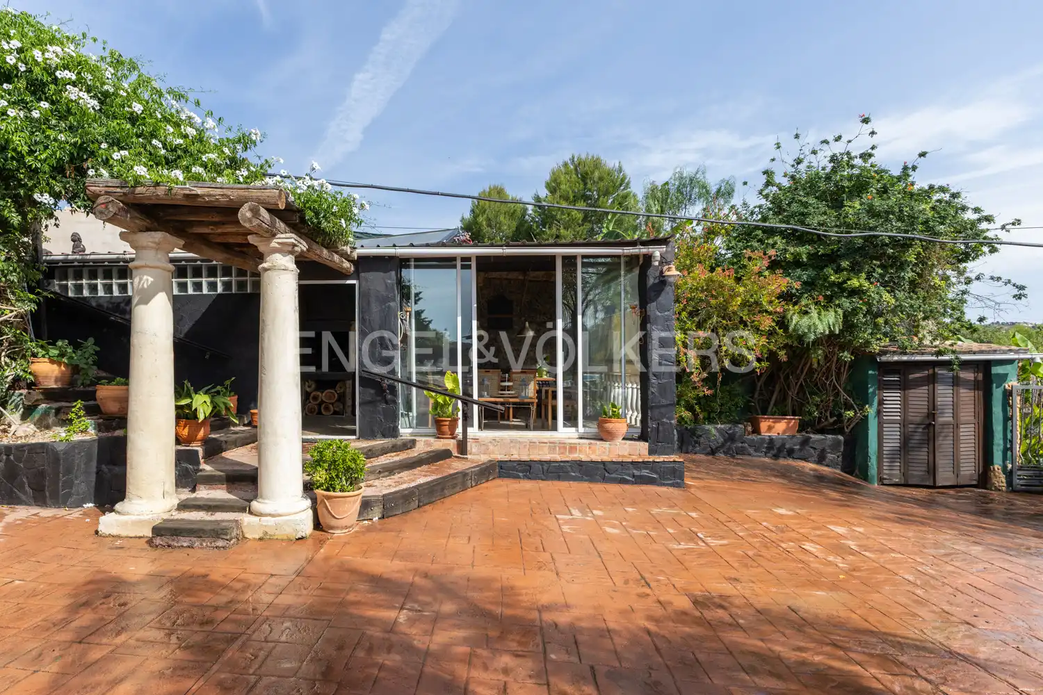Terraza de Casa o chalet en venta en Pedralba con Aire acondicionado, Calefacción y Jardín privado