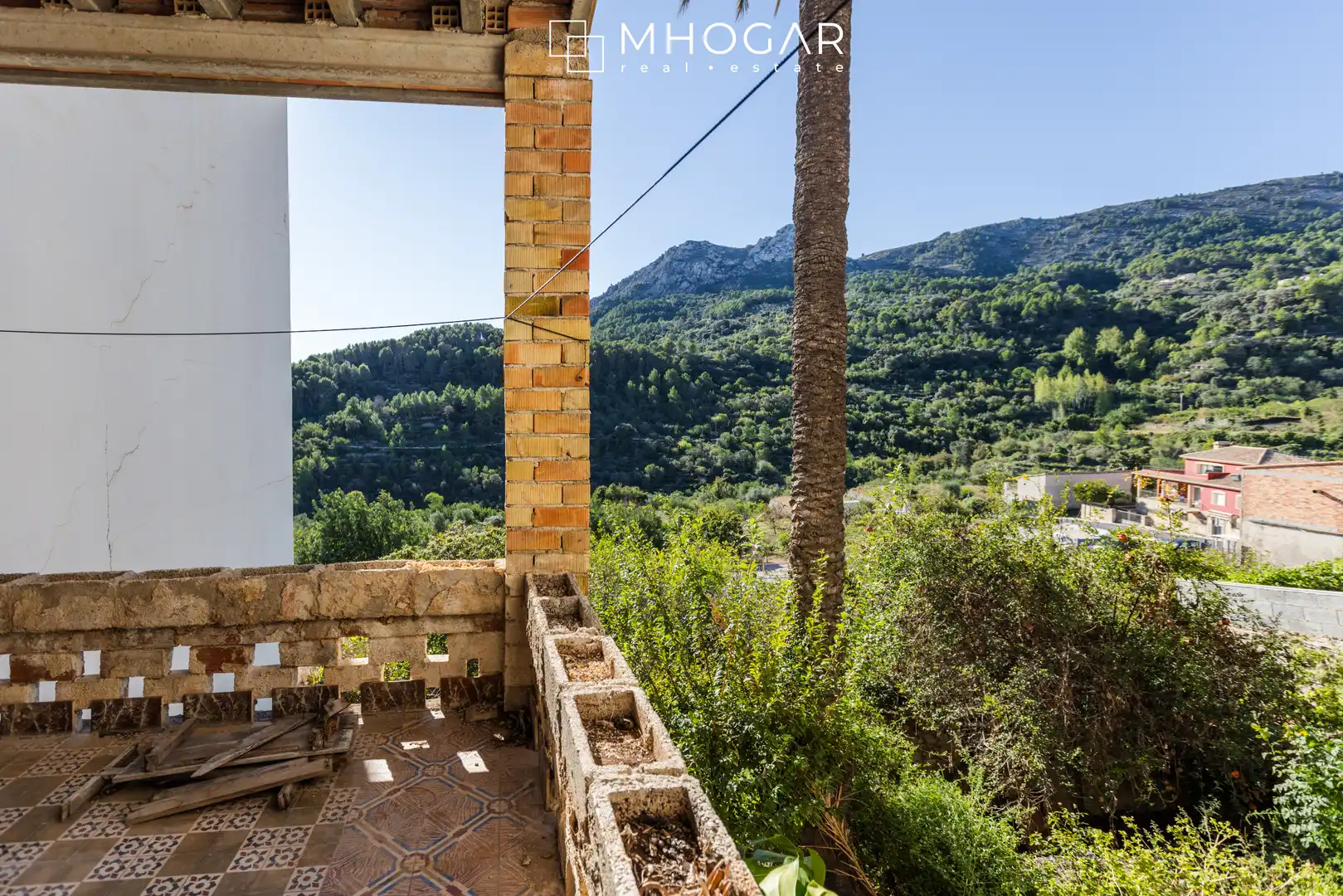 Terraza de Finca rústica en venta en La Vall de Laguar con Jardín privado, Terraza y Balcón