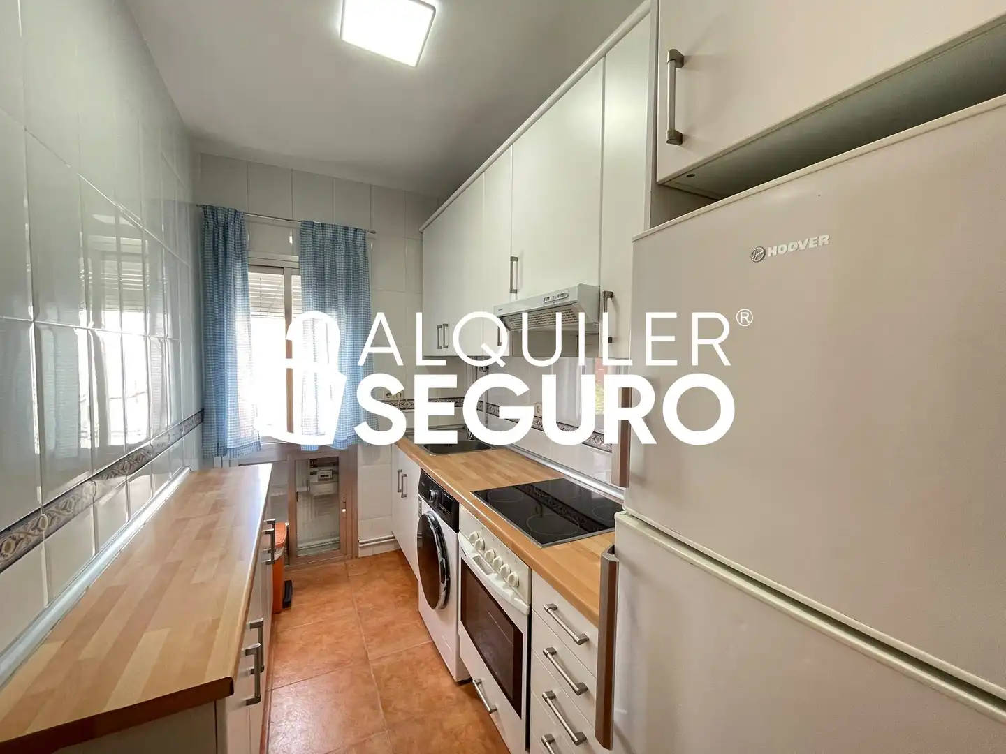 Kitchen of Flat for rent in Madrid  with Air Conditioner, Heating and Terrace