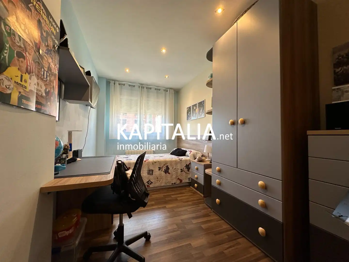 Bedroom of Flat for sale in Xàtiva  with Air Conditioner, Heating and Parquet flooring