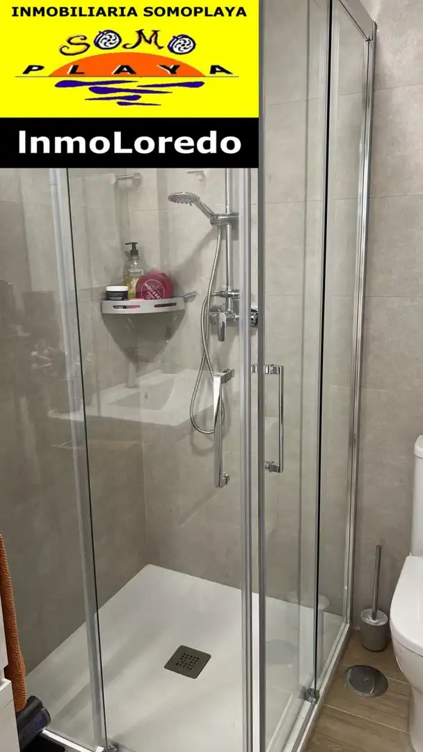 Badezimmer von Wohnung zum Verkauf in Ribamontán al Mar mit Heizung, Privatgarten und Abstellraum
