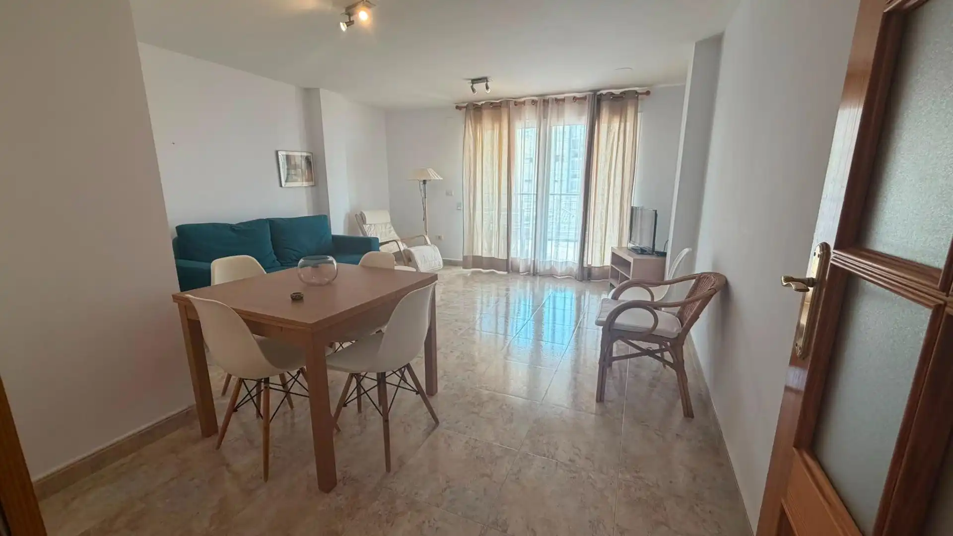 Wohnzimmer von Wohnungen zur Miete in Chilches / Xilxes mit Terrasse und Möbliert